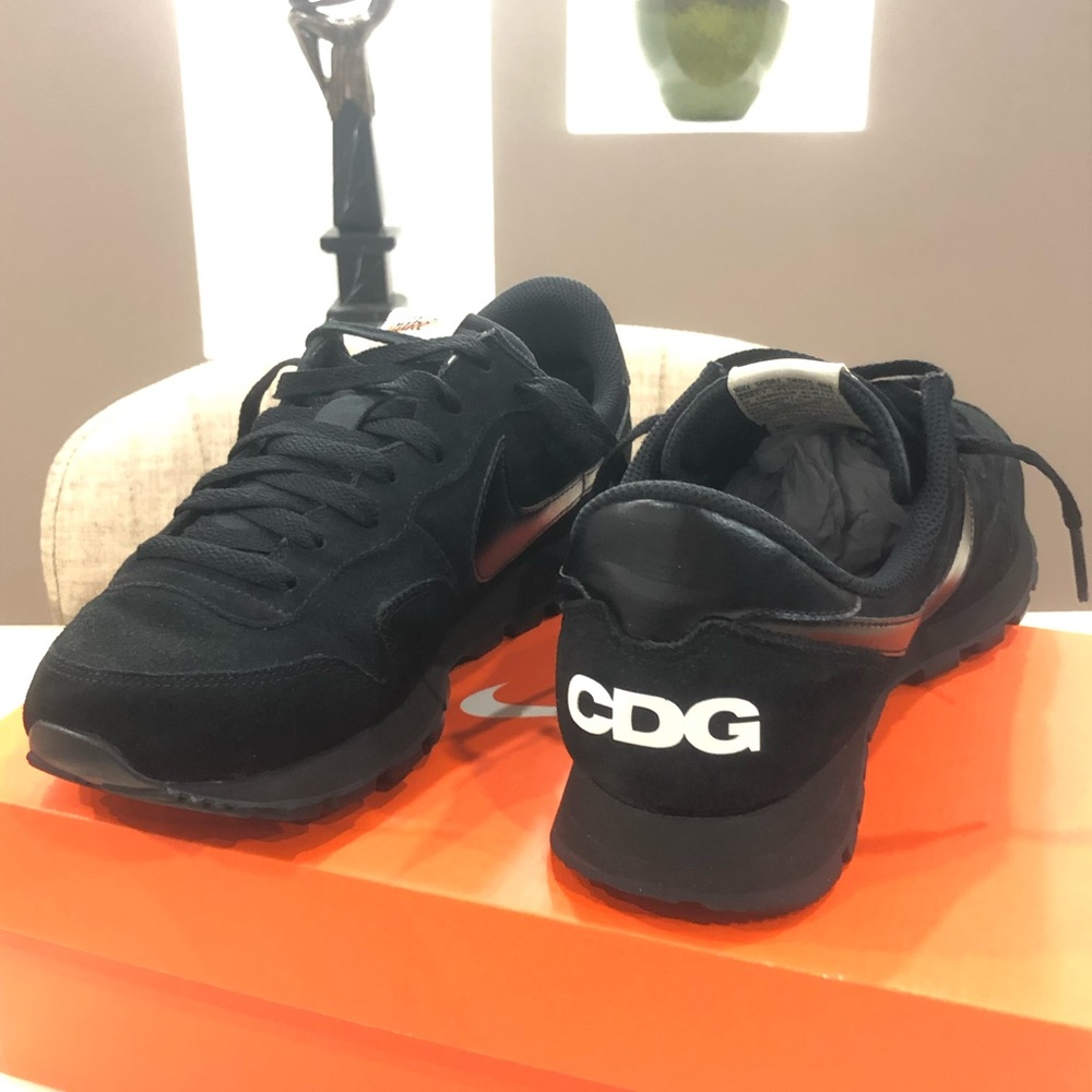 BLACK Nike Air Pegasus 83 x Comme Des Garçons
